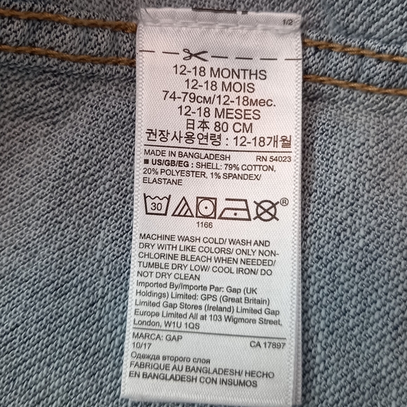 Baby Gap Long Sleeve Denim Shirt - Picture 5 of 5